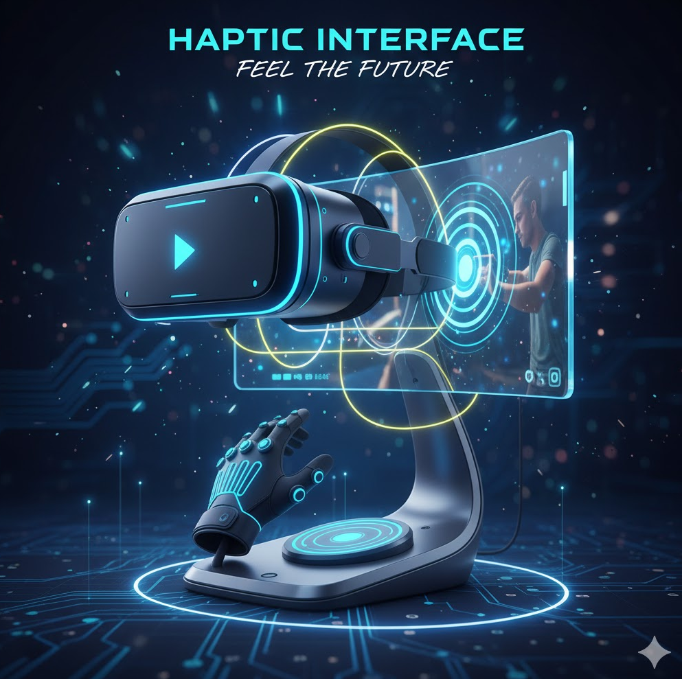 haptic 기술 컨셉 이미지. haptic 기술 컨셉 이미지.