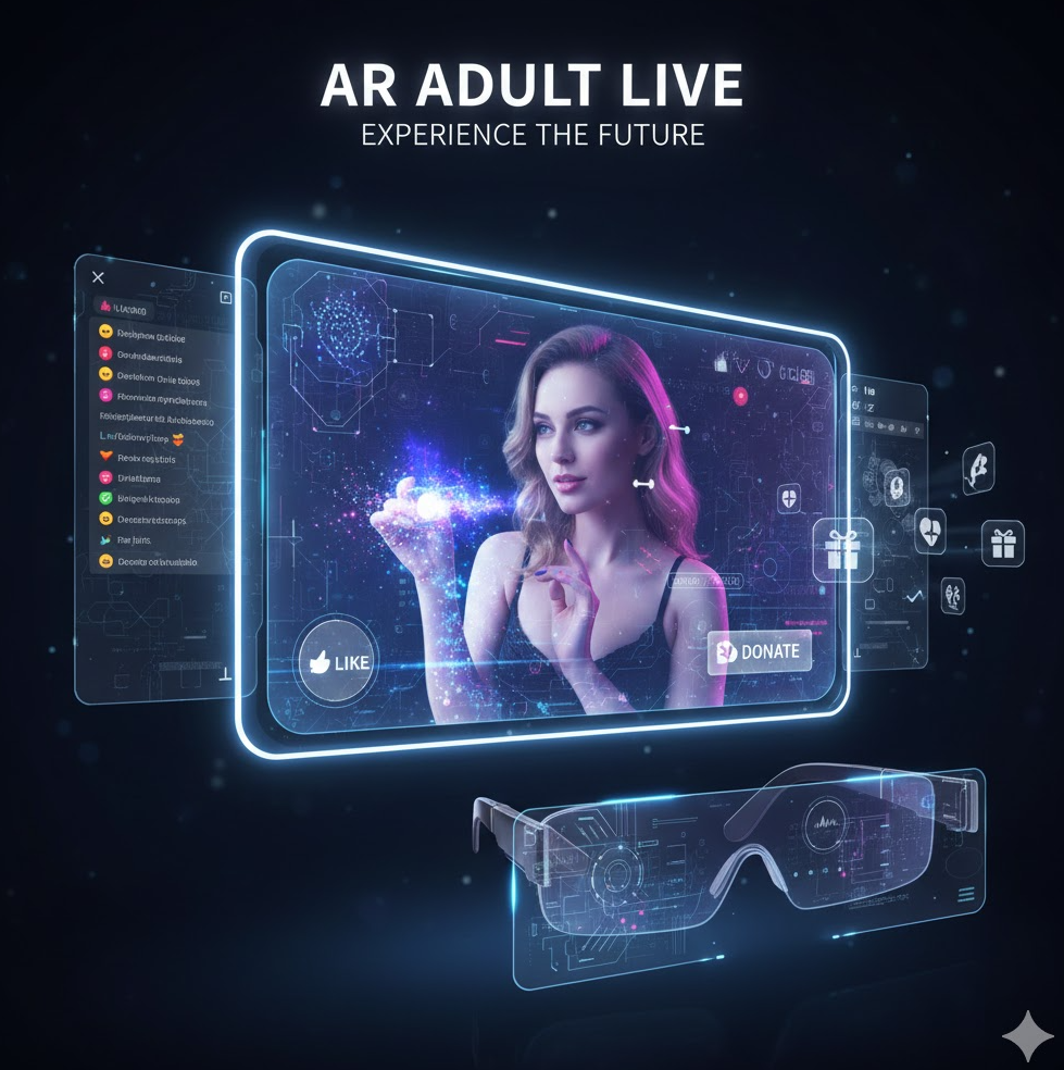 AR 성인방송 컨셉 이미지. AR 성인방송 컨셉 이미지.