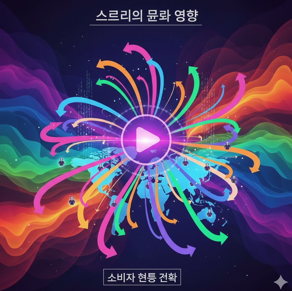 스트리밍 문화 영향 그래픽. 스트리밍 문화 영향 그래픽.